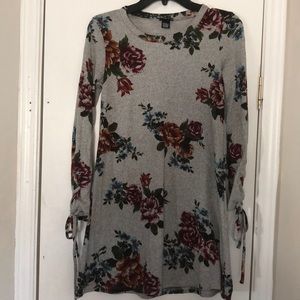 Floral Sweater Dress
